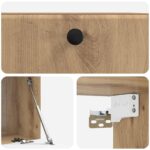 vidaXL Nástenná TV skrinka 59,5 x 41 x 30 cm Dub artisan – Obrázok 9