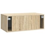 vidaXL Nástenná TV skrinka 78,5 x 41 x 30 cm Dub sonoma – Obrázok 8
