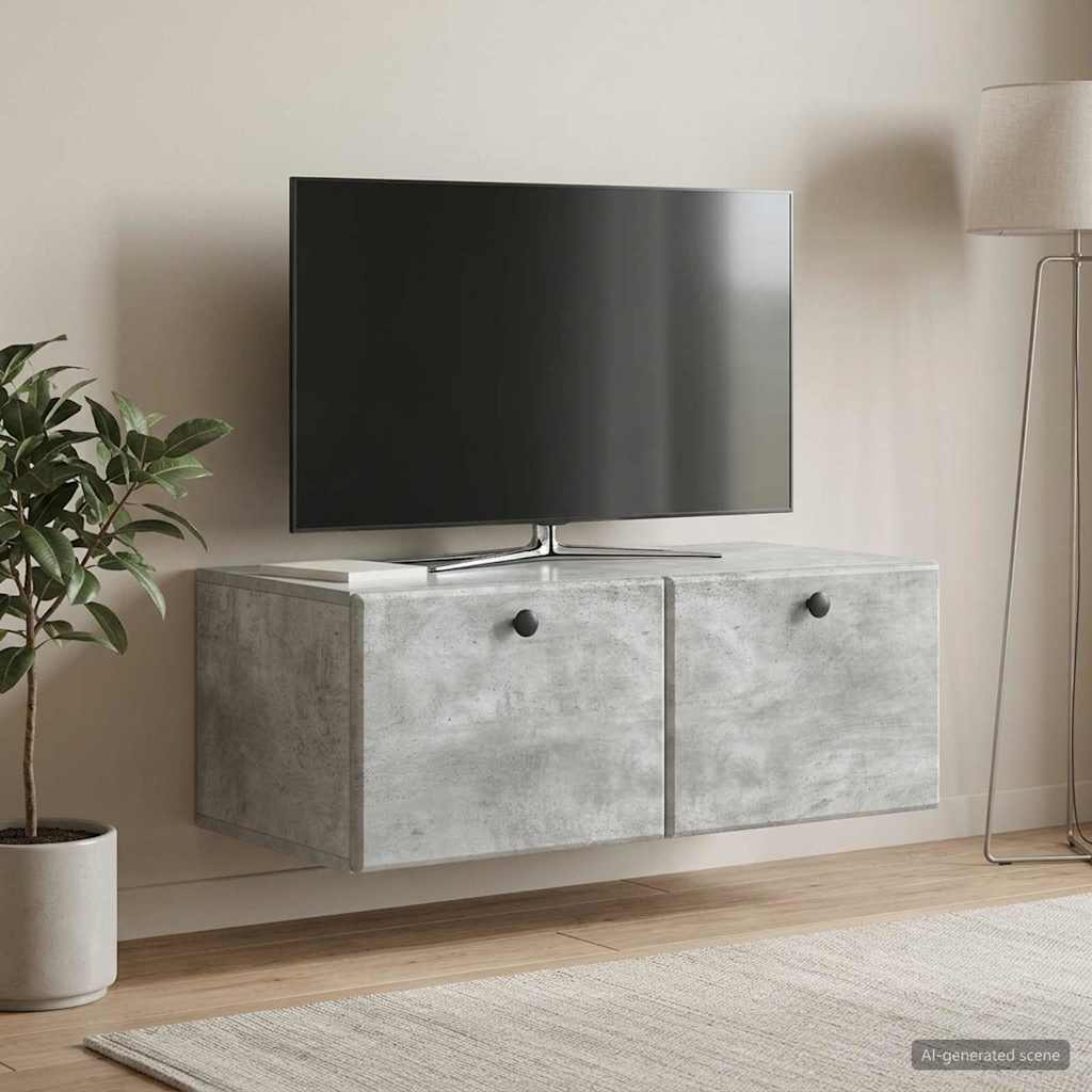899198_1.jpg vidaXL Nástenná TV skrinka 78,5 x 41 x 30 cm Betónovo sivá – Obrázok 1