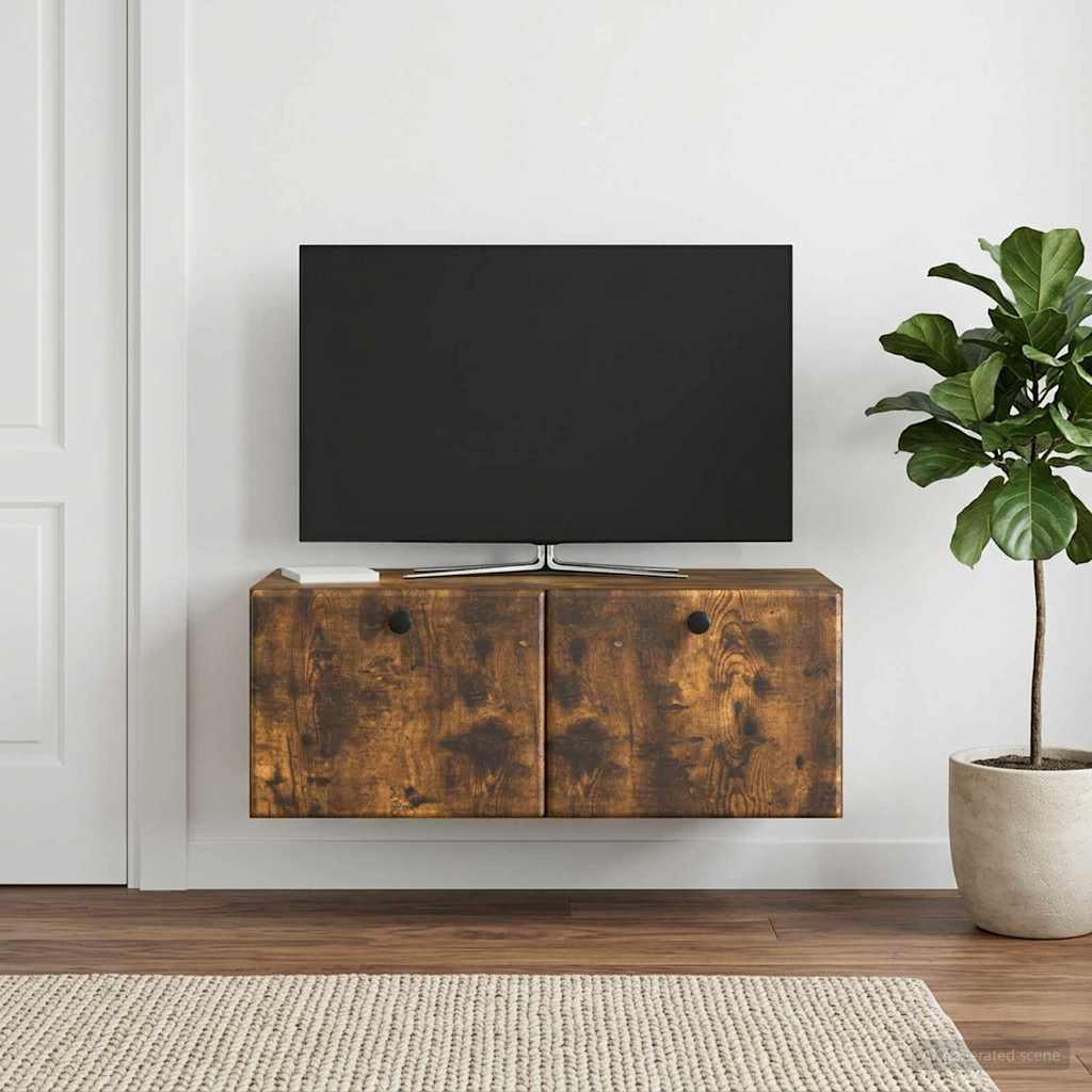 899200_1.jpg vidaXL Nástenná TV skrinka 78,5 x 41 x 30 cm Dymový dub – Obrázok 1