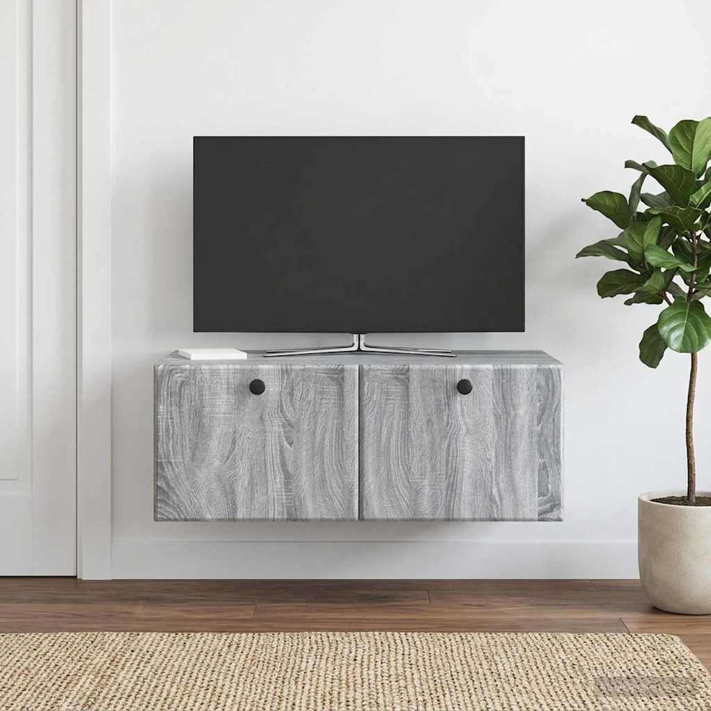 899201_1.jpg vidaXL Nástenná TV skrinka 78,5 x 41 x 30 cm Sivý Sonoma – Obrázok 1