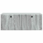 vidaXL Nástenná TV skrinka 78,5 x 41 x 30 cm Sivý Sonoma – Obrázok 6
