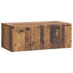 vidaXL Nástenná TV skrinka 78,5 x 41 x 30 cm Staré drevo – Obrázok 2