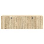 vidaXL Nástenná TV skrinka 98 x 41 x 30 cm Dub sonoma Kompozitné drevo – Obrázok 6