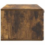 vidaXL Nástenná TV skrinka 98 x 41 x 30 cm Dymový dub Kompozitné drevo – Obrázok 7