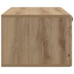 vidaXL Nástenná TV skrinka 98 x 41 x 30 cm Dub artisan – Obrázok 7