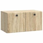 vidaXL Nástenná TV skrinka 59,5 x 31 x 30 cm Dub sonoma – Obrázok 2