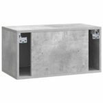 vidaXL Nástenná TV skrinka 59,5 x 31 x 30 cm Betónovo sivá – Obrázok 8