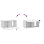 vidaXL Nástenná TV skrinka 59,5 x 31 x 30 cm Biela s vysokým leskom – Obrázok 10