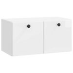 vidaXL Nástenná TV skrinka 59,5 x 31 x 30 cm Biela s vysokým leskom – Obrázok 2
