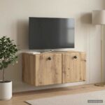 vidaXL Nástenná TV skrinka 59,5 x 31 x 30 cm Dub artisan