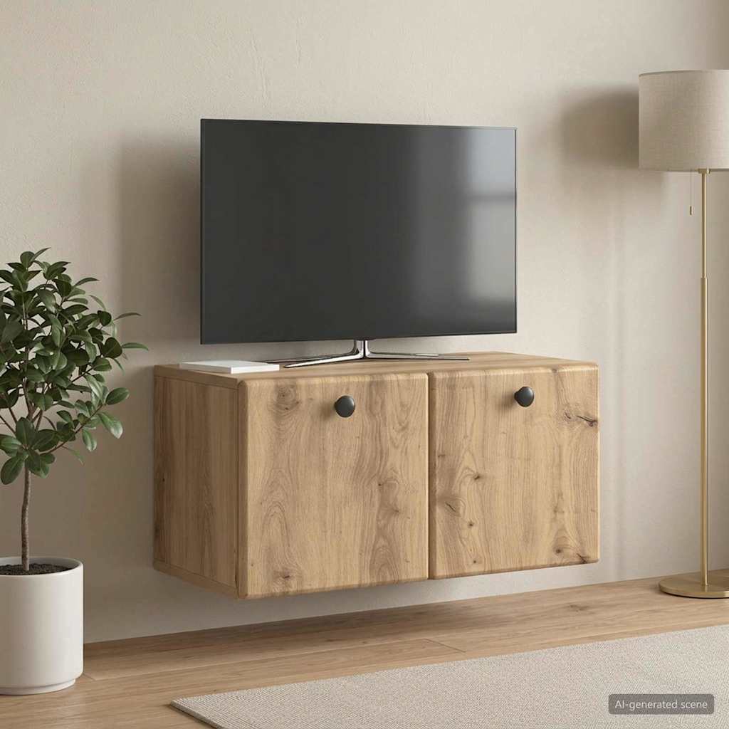 899224_1.jpg vidaXL Nástenná TV skrinka 59,5 x 31 x 30 cm Dub artisan – Obrázok 1