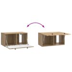 vidaXL Nástenná TV skrinka 59,5 x 31 x 30 cm Dub artisan – Obrázok 10