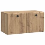 vidaXL Nástenná TV skrinka 59,5 x 31 x 30 cm Dub artisan – Obrázok 2