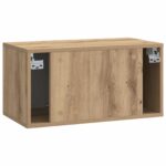 vidaXL Nástenná TV skrinka 59,5 x 31 x 30 cm Dub artisan – Obrázok 8