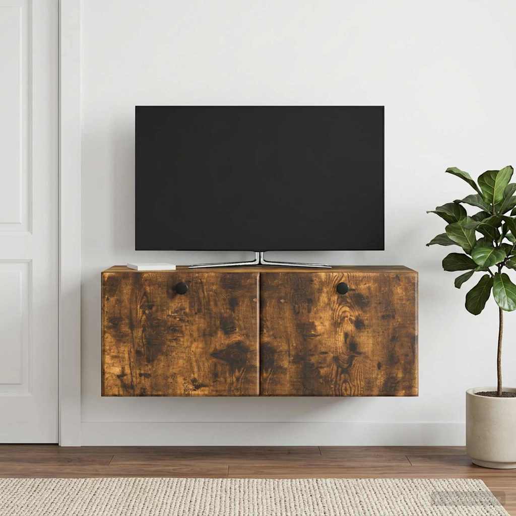 899230_1.jpg vidaXL Nástenná TV skrinka 78,5 x 31 x 30 cm Dymový dub – Obrázok 1