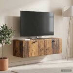 vidaXL Nástenná TV skrinka 98 x 31 x 30 cm Staré drevo – Obrázok 4