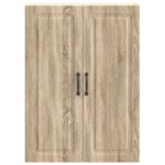 vidaXL Nástenná skrinka Dub sonoma 66 x 34,5 x 90 cm Kompozitné drevo – Obrázok 3