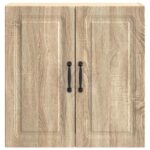vidaXL Nástenná skrinka Dub sonoma 59 x 31 x 60 cm Kompozitné drevo – Obrázok 3