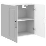 vidaXL Nástenná skrinka Biela s vysokým leskom 59 x 31 x 60 cm – Obrázok 2