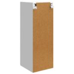 vidaXL Nástenná skrinka Biela s vysokým leskom 33 x 34,5 x 90 cm – Obrázok 5