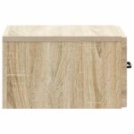 vidaXL Nástenná nočná skrinka so zásuvkou Dub sonoma 34,5 x 33 x 20 cm – Obrázok 5