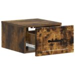 vidaXL Nástenná nočná skrinka 2 pcs Dymový dub 34,5 x 33 x 20 cm – Obrázok 4