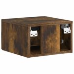 vidaXL Nástenná nočná skrinka 2 pcs Dymový dub 34,5 x 33 x 20 cm – Obrázok 7