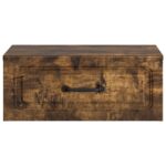 vidaXL Nástenná nočná skrinka so zásuvkou Dymový dub 49 x 34,5 x 20 cm – Obrázok 4