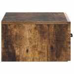 vidaXL Nástenná nočná skrinka so zásuvkou Dymový dub 49 x 34,5 x 20 cm – Obrázok 5