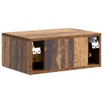 vidaXL Nástenná nočná skrinka Nástenný Staré drevo 49 x 34,5 x 20 cm – Obrázok 6
