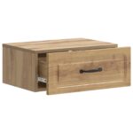 vidaXL Nástenná nočná skrinka 2 pcs Dub artisan 49 x 34,5 x 20 cm – Obrázok 4