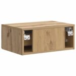 vidaXL Nástenná nočná skrinka 2 pcs Dub artisan 49 x 34,5 x 20 cm – Obrázok 7