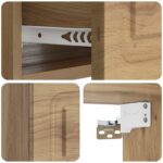 vidaXL Nástenná nočná skrinka 2 pcs Dub artisan 49 x 34,5 x 20 cm – Obrázok 8