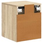 vidaXL Nástenná nočná skrinka so zásuvkou Dub sonoma 34,5 x 33 x 40 cm – Obrázok 6