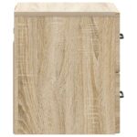 vidaXL Nástenná nočná skrinka 2 pcs Dub sonoma 34,5 x 33 x 40 cm – Obrázok 6