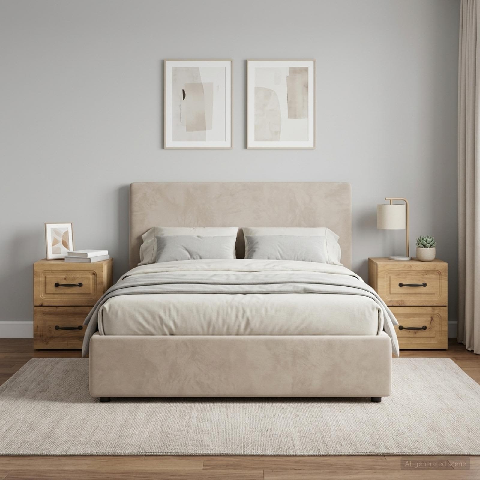 899334_1.jpg vidaXL Nástenná nočná skrinka 2 pcs Dub artisan 34,5 x 33 x 40 cm – Obrázok 1