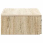 vidaXL Nástenný bočný stôl Dub sonoma 59 x 34,5 x 17 cm – Obrázok 5