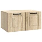 vidaXL Nástenná TV skrinka Nástenný Dub sonoma 59,5 x 41 x 30 cm – Obrázok 2