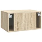 vidaXL Nástenná TV skrinka Nástenný Dub sonoma 59,5 x 41 x 30 cm – Obrázok 8