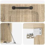 vidaXL Nástenná TV skrinka Nástenný Dub sonoma 59,5 x 41 x 30 cm – Obrázok 9