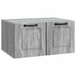 vidaXL Nástenná TV skrinka Nástenný Sivá sonoma 59,5 x 41 x 30 cm – Obrázok 2