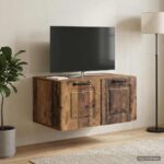 vidaXL Nástenná TV skrinka Nástenný Staré drevo 59,5 x 41 x 30 cm – Obrázok 4