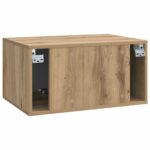 vidaXL Nástenná TV skrinka Nástenný Dub artisan 59,5 x 41 x 30 cm – Obrázok 8