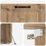 vidaXL Nástenná TV skrinka Nástenný Dub artisan 59,5 x 41 x 30 cm – Obrázok 9