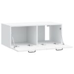 vidaXL Nástenná TV skrinka Biela 78,5 x 41 x 30 cm Kompozitné drevo – Obrázok 5