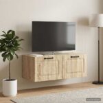 vidaXL Nástenná TV skrinka Nástenný Dub sonoma 78,5 x 41 x 30 cm – Obrázok 4