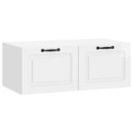 vidaXL Nástenná TV skrinka Biela s vysokým leskom 78,5 x 41 x 30 cm – Obrázok 2