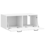 vidaXL Nástenná TV skrinka Biela s vysokým leskom 78,5 x 41 x 30 cm – Obrázok 5