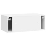 vidaXL Nástenná TV skrinka Biela s vysokým leskom 78,5 x 41 x 30 cm – Obrázok 8